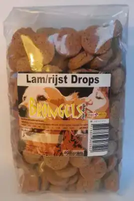 DIER ALL IN LAM/RIJST DROPS 400 GR ZAK