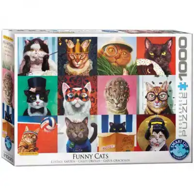 CADEAUSHOP PUZZEL FUNNY ANIMALS, 1000 ALL-IN PUNTEN