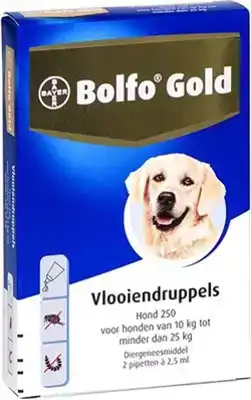 BOLFO GOLD HOND 250 10-25 KG 2 PIPETTEN