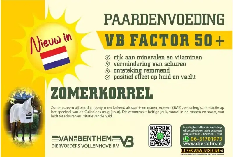 PAARDENVOEDING VB FACTOR 50+ 20KG