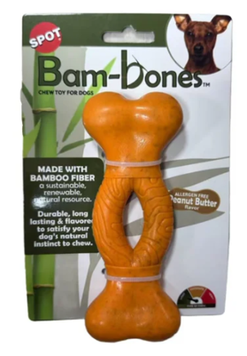 SPOT - BAM-BONES - CURVY BONE - PEANUT BUTTER