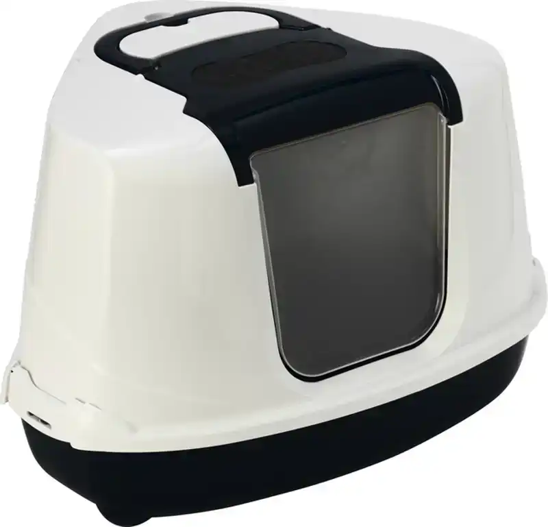 HOEKTOILET FLIP CAT CORNER ZWART