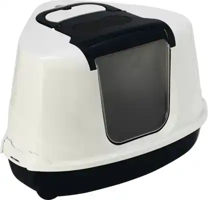 HOEKTOILET FLIP CAT CORNER ZWART