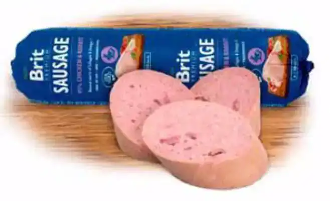 BRIT VLEESROL KIP EN KONIJN 800GR
