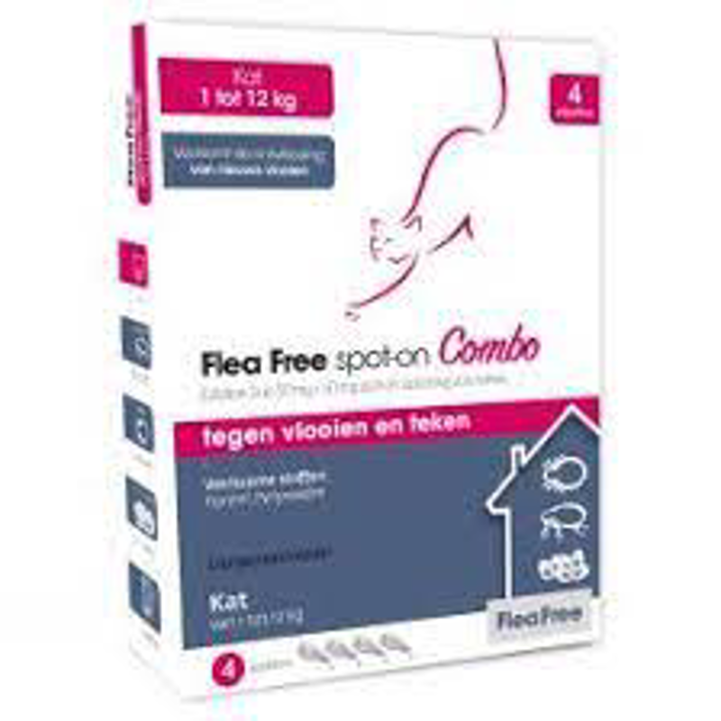FLEA FREE SPOT-ON COMBO KAT 4 PIP.