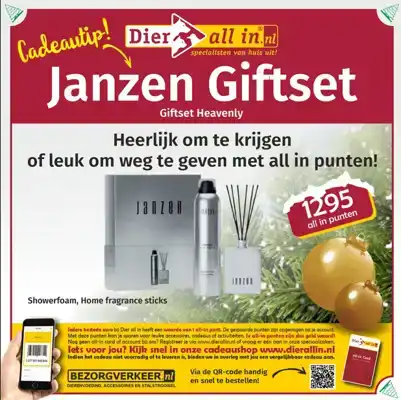 CADEAUSHOP VERWENPAKKET ZILVER, 1295 ALL-IN PUNTEN