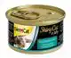 GIMCAT SHINYCAT IN JELLY KIP MET GARNALEN 70 GRAM GIMCAT