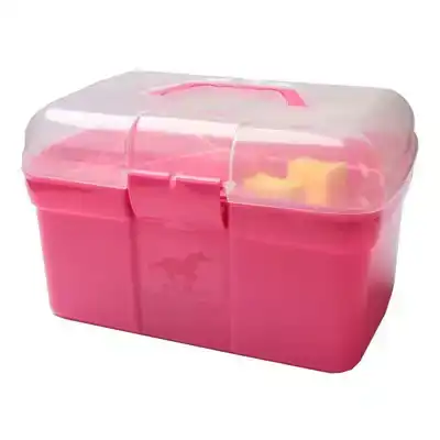 RED HORSE GROOMING BOX HOT PINK