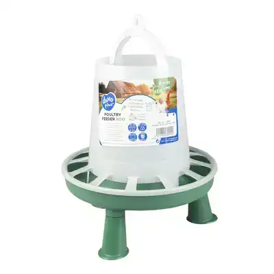 DUVOPLUS VOEDERBAK ECO MET POOTJES 3KG GROEN