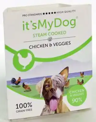 IT'S MY DOG STEAM COOKED CHICKEN & VEGGIES 395 GR