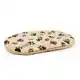 DUVO+ OVAAL KUSSEN MET POOTAFDRUK 70X47X5CM BEIGE