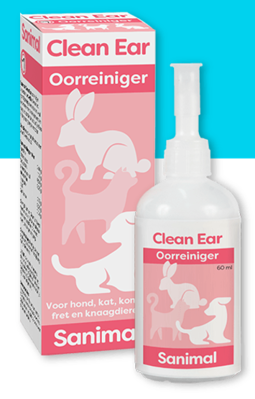 SANIMAL CLEAN EAR OORREINIGER 60 ML
