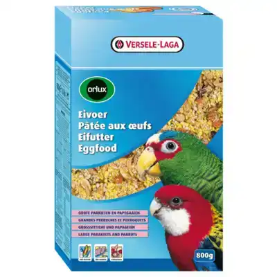 ORLUX EIVOER DROOG GROTE PARKIET/PAPEGAAI 800GR