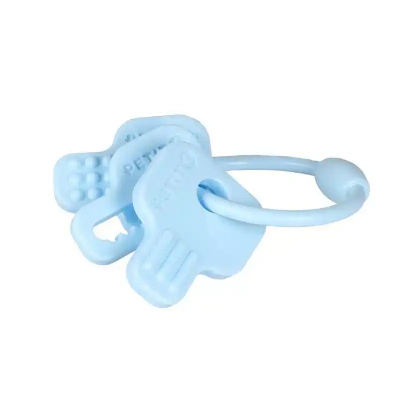 EBI PETIT KAUWSPEELTJE CLEO 8X6,5X1CM BLAUW