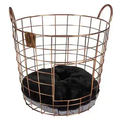 DUVO+ METALEN MAND CARAMEL KOPER