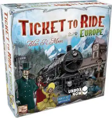 CADEAUSHOP TICKET TO RIDE EUROPE, 2500 ALL-IN PUNTEN