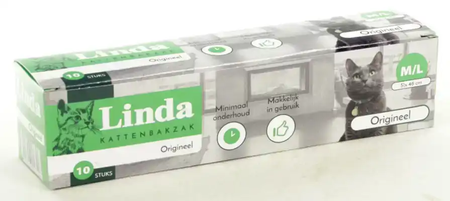 KATTENBAKZAK ORIGINEEL LINDA 10 ST