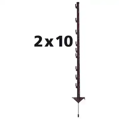 GALLAGHER DUOPACK VARIO PAAL 1,00M TERRA (2X10)