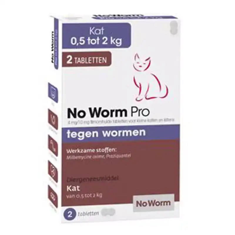 NO WORM PRO KITTEN 2 TABLETTEN
