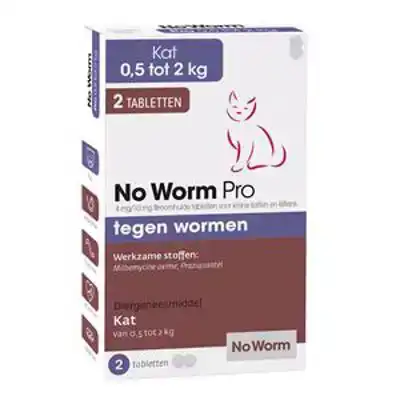 NO WORM PRO KITTEN 2 TABLETTEN