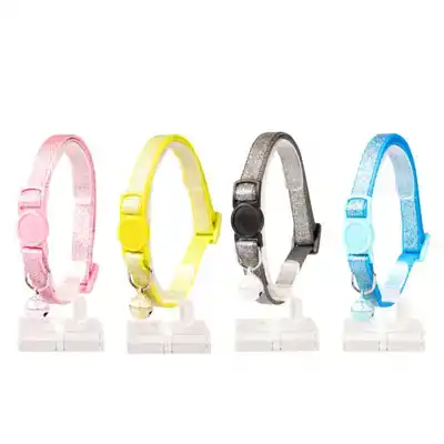 DUVO+ KATTENHALSBAND GLITTER NYLON MIX KLEUR