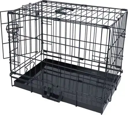 HUISKENNEL 1-DEURS 49X32X40CM ZWART