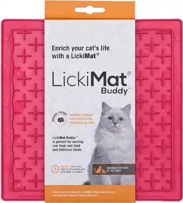 LICKIMAT LIKMAT BUDDY KAT ROZE 20CM