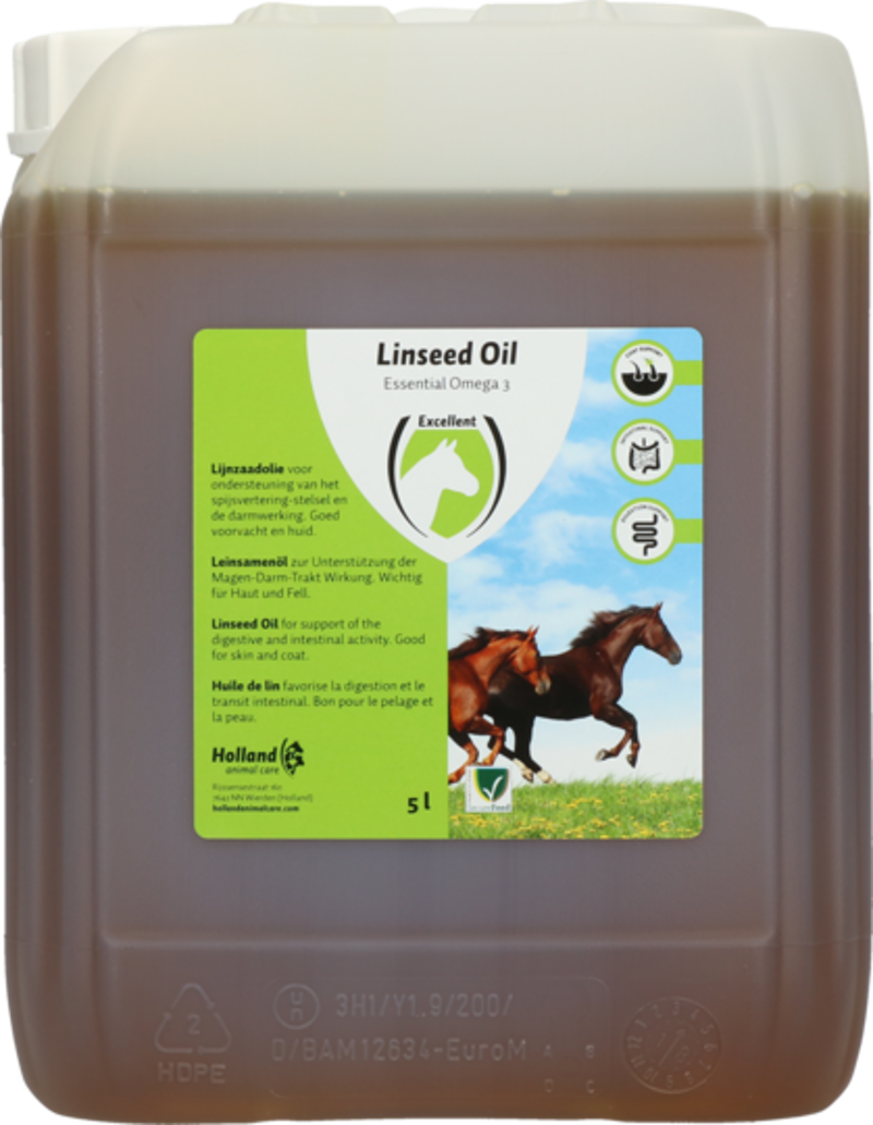 LIJNZAADOLIE (VERTERING/VACHT) 5 LITER