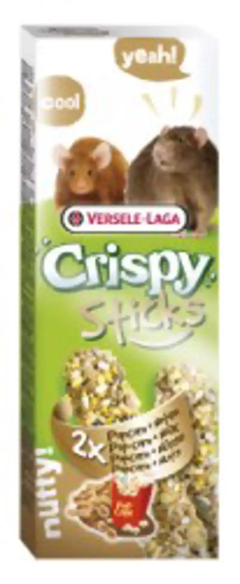 STICKS RATTEN-MUIZEN POPCORN & NOTEN 2 STUKS