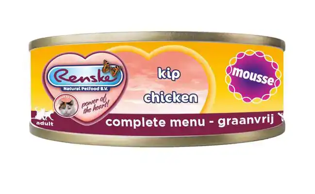 RENSKE BLIK KAT MOUSSE KIP 70 GRAM