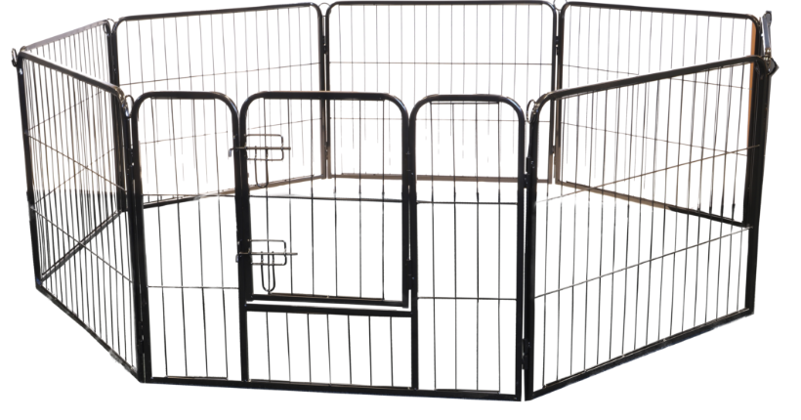 PUPPYREN 8 DELIG ZWART M 79X80CM