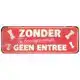 D&D WAARSCHUWINGSBORD GENERAL 2 ROOD