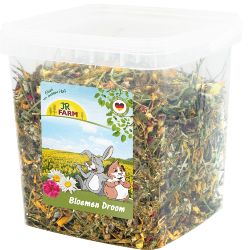 JR FARM KNAAG BLOEMEN DROOM A  380 GRAM