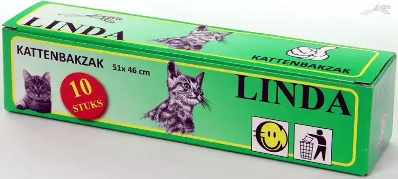 LINDA KATTENBAKZAKKEN 10 STUKS