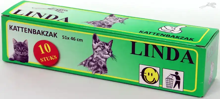 LINDA KATTENBAKZAKKEN 10 STUKS