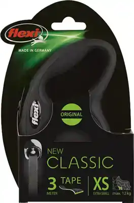 FLEXI CLASSIC LINT XS/3M ZWART