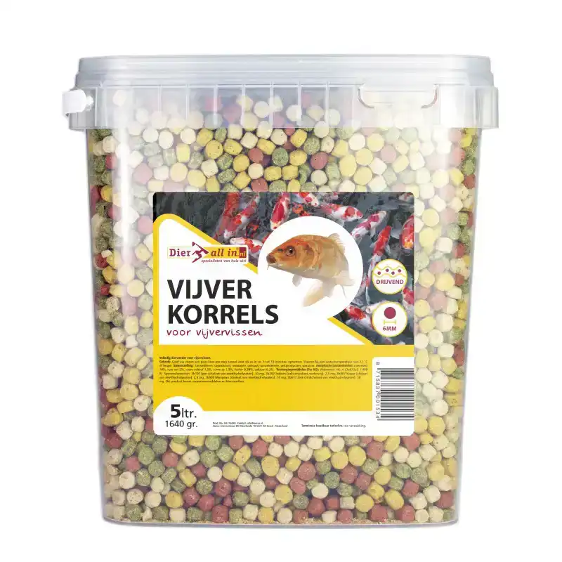 DIER ALL IN VIJVERKORRELS LARGE 5 LITER 6MM
