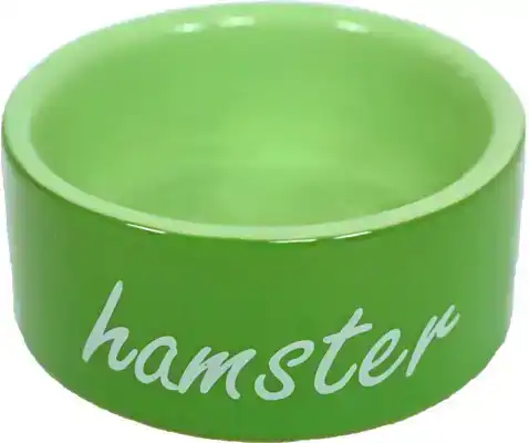 HAMSTER EETBAK STEEN GROEN 6CM
