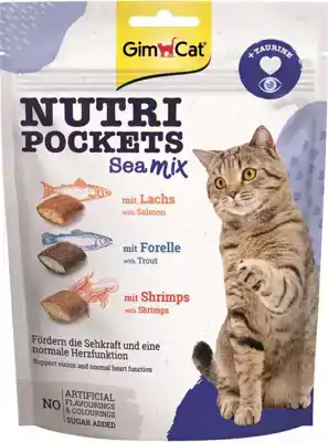 GIMCAT NUTRI POCKETS SEA-MIX 150 GRAM