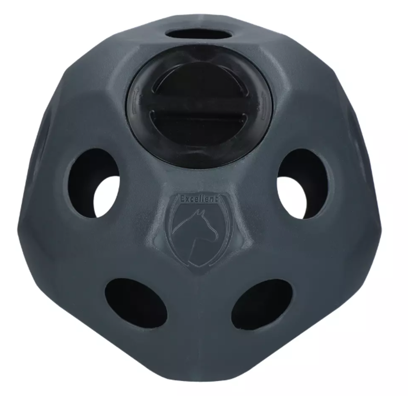 EXCELLENT HORSE SLOW FEEDING BALL ZWART