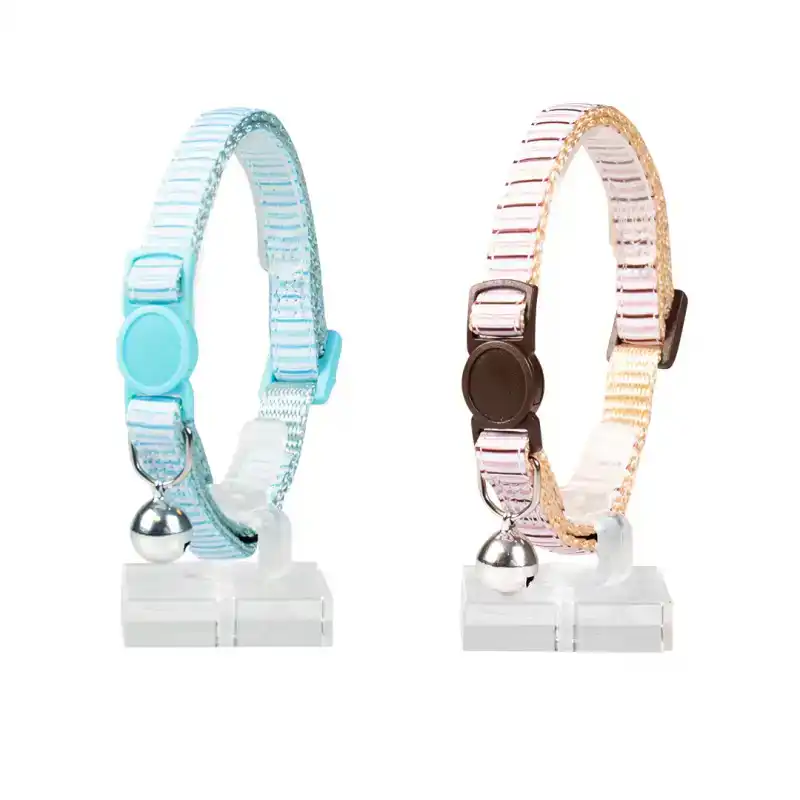 DUVO+ KATTENHALSBAND BEACH BLAUW/BEIGE