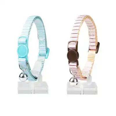 DUVO+ KATTENHALSBAND BEACH BLAUW/BEIGE
