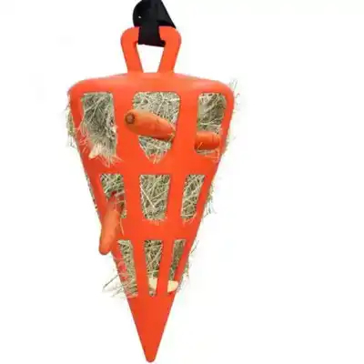 HAY SLOWFEEDER FUN AND FLEX 22 CM ORANJE WORTEL