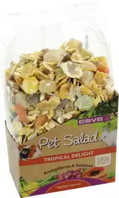 PET SALAD - TROPICAL DELIGHT KNAAGDIER 175 GRAM