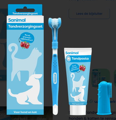 SANIMAL TANDVERZORGINGSSET