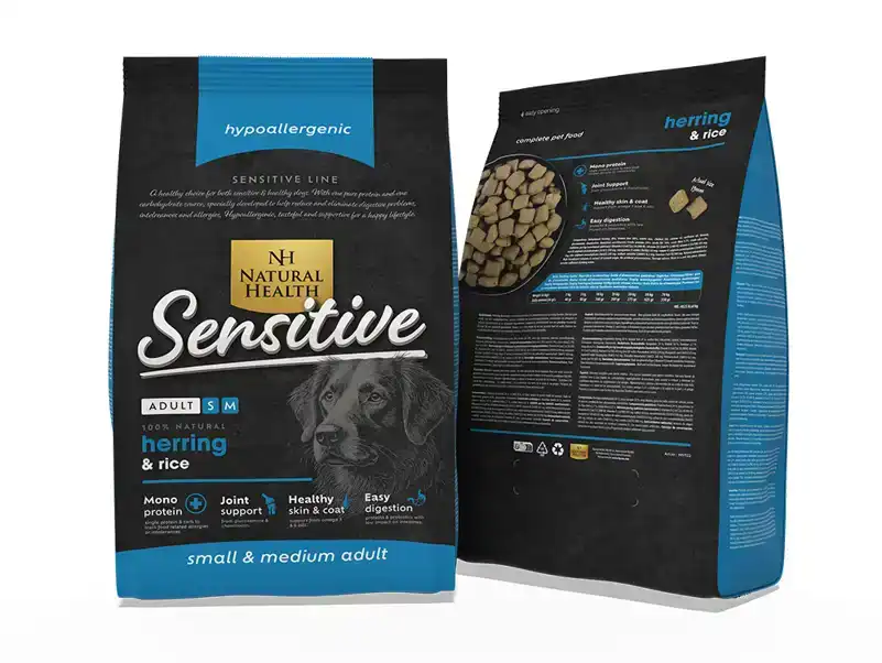 NATURAL HEALTH DOG FISH & RICE (2 KG.)