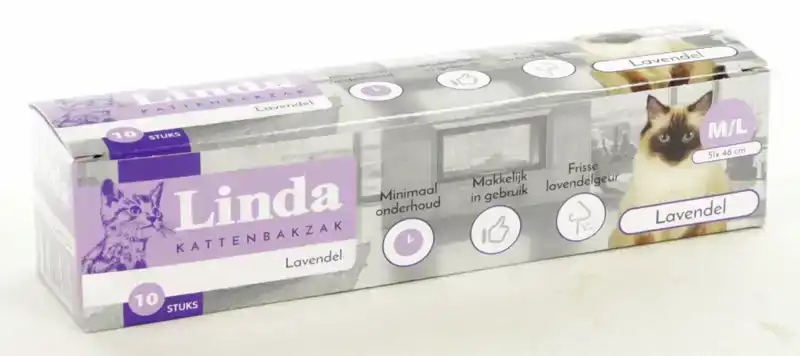 KATTENBAKZAK LAVENDEL LINDA 10 ST