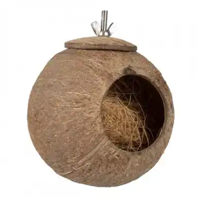 DUVO+ COCONUT JUNGLE HUIS MET BEVESTIGING 16X12,5X12,5CM