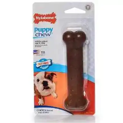 NYLABONE FLEXIBLE PUPPY BONE WOLF CHICKEN