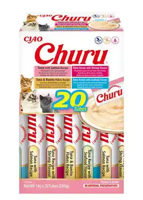 INABA CHURU MULTIPACK BOX SEAFOOD 20ST